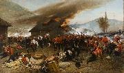 Alphonse-Marie-Adolphe de Neuville The defence of Rorke's Drift oil on canvas
